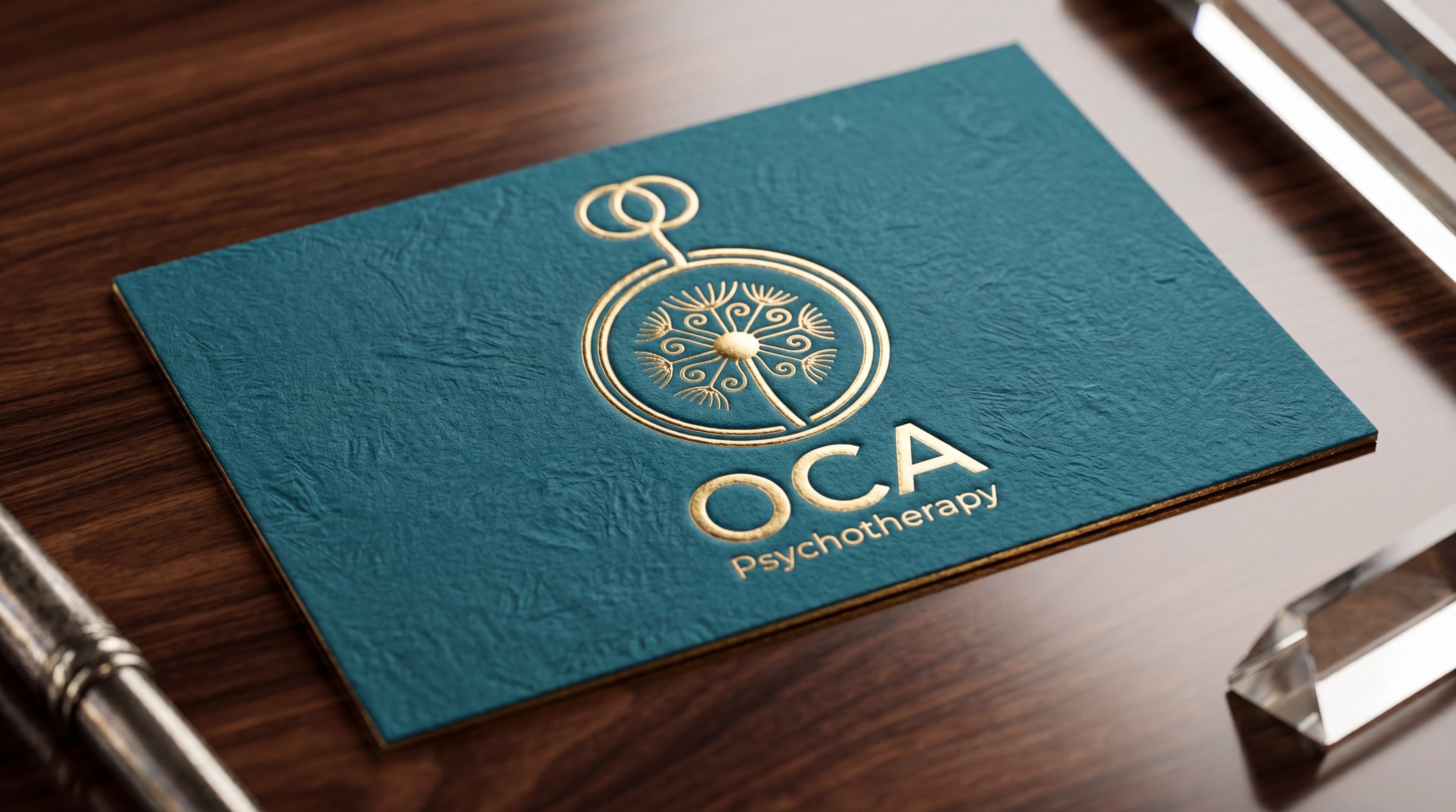 Cartão de visita premium OCA Psychotherapy